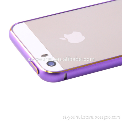 Latest Premium Aluminium Metal bezel protective shell case for iPhone 5s with multi colour and Cheap price